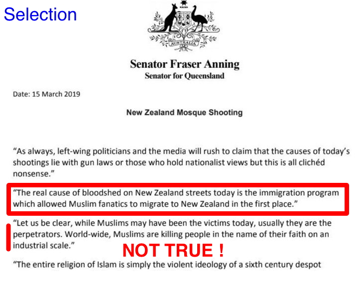 Crocodile Tears After Christchurch