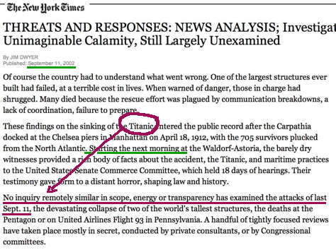 NYT Article sept 11, 2012