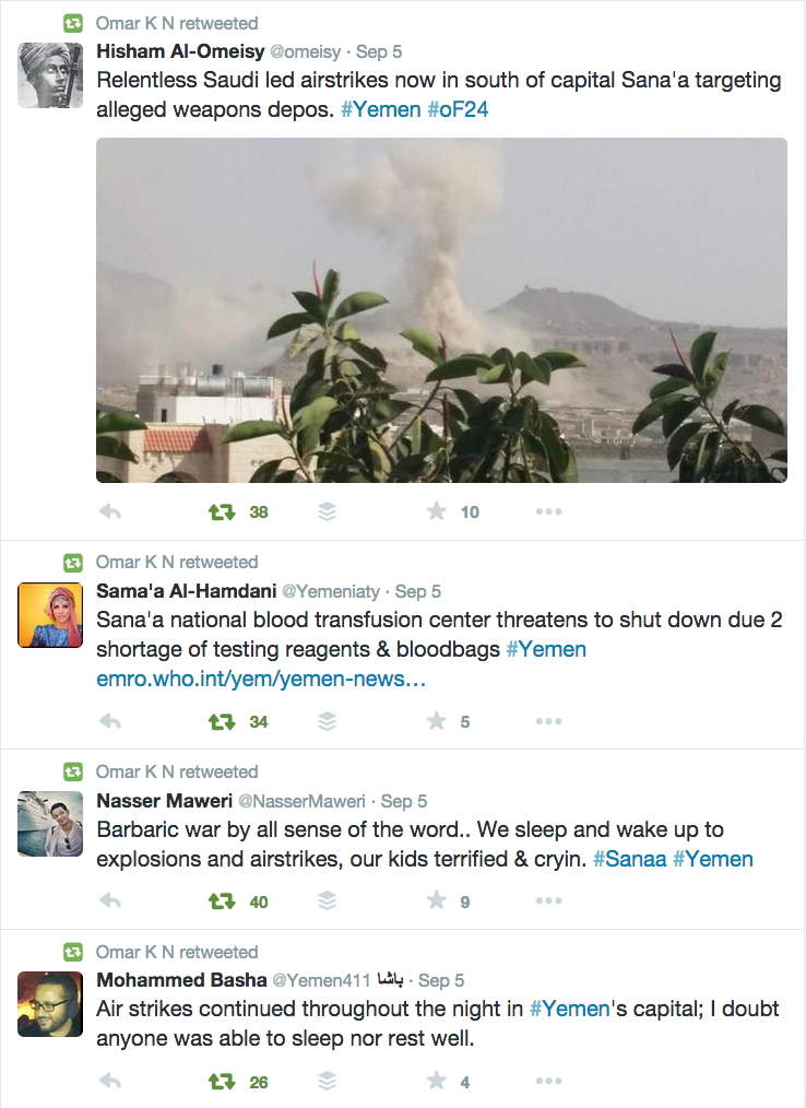 Saud Bombing Yemen